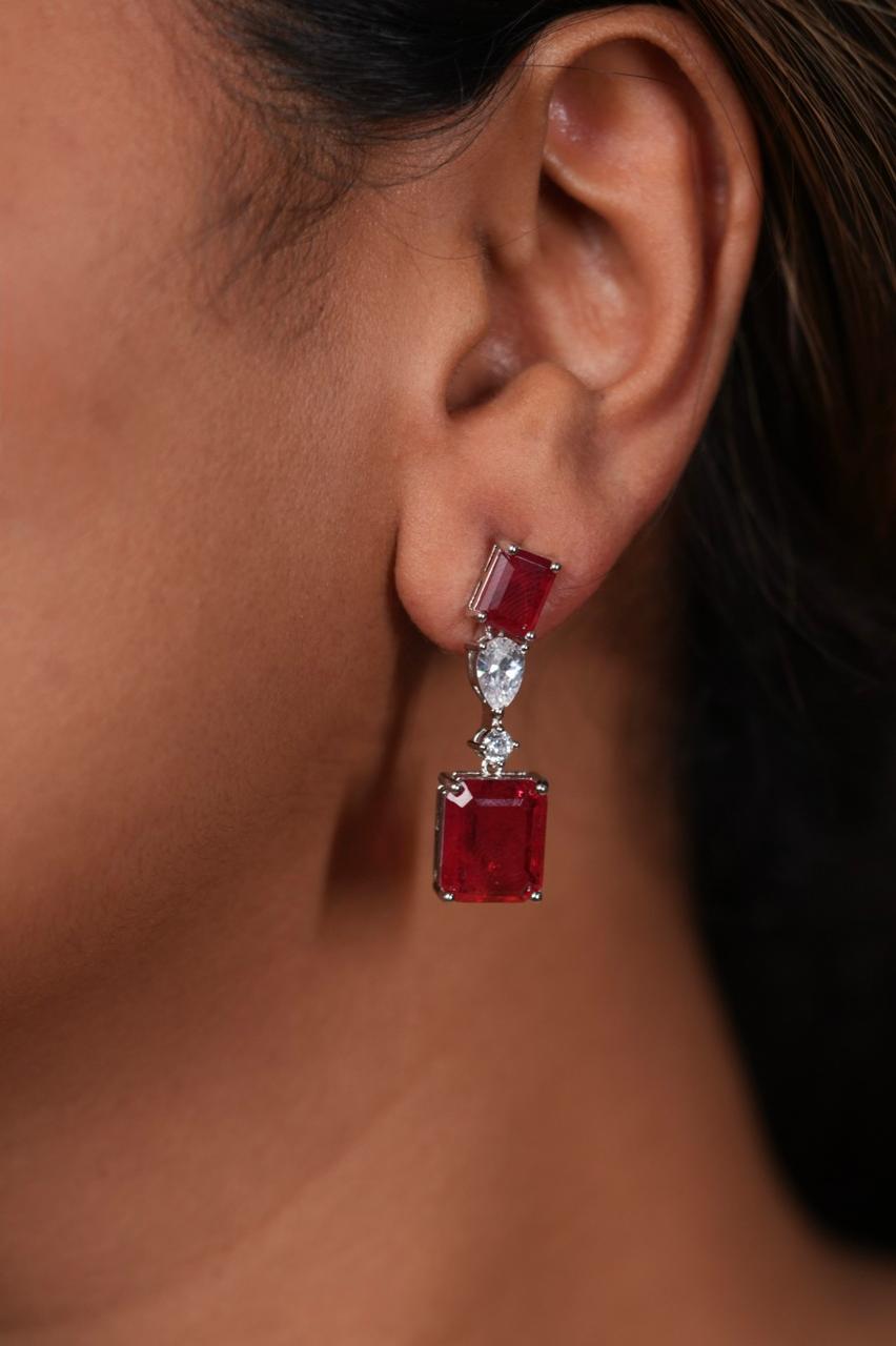 Fierce Diamond Midsized Coloured Dangler Earrings