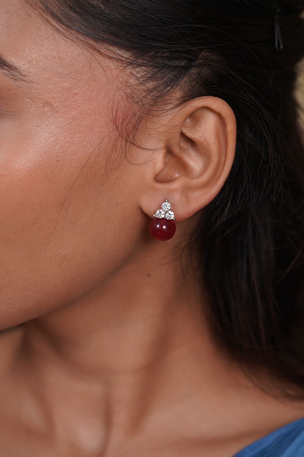 Diamond Bud Small Studs