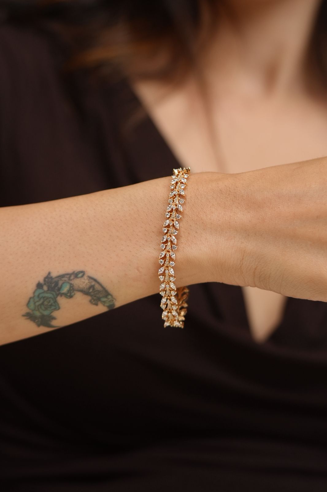 Raining Christmas Diamond Tennis Bracelet