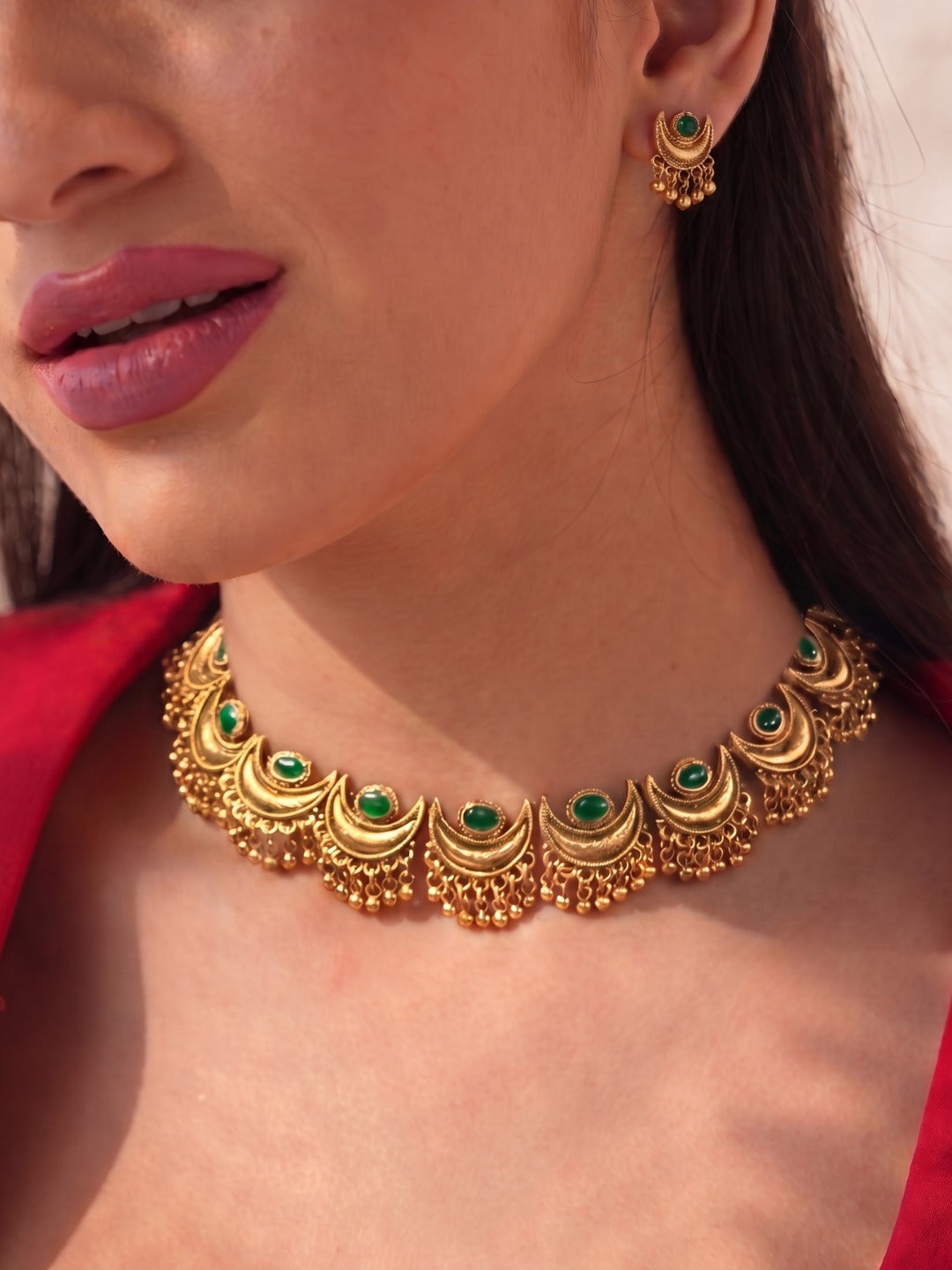 Lunar Verdance Necklace Set