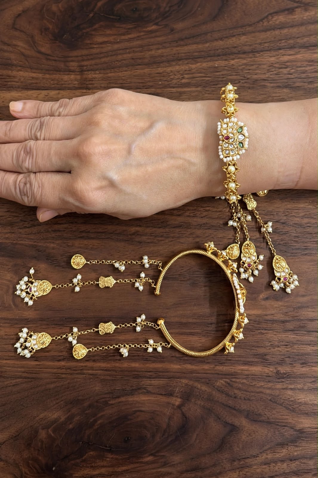 Jhaalar Indian Bracelet with Latkans | Bhaabhi Kada Rakhi
