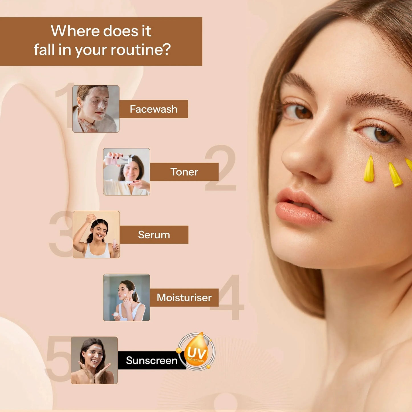 Glopetra Zinc Tinted Mineral Sunscreen Spf 50 Pa+++