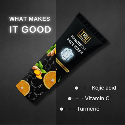 Tru Hair & Skin Nanotechnology Facewash For Sensitive-Acne Prone Skin