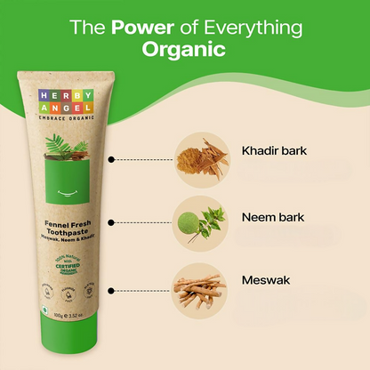 Herby Angel Fennel Fresh Toothpaste for Kids