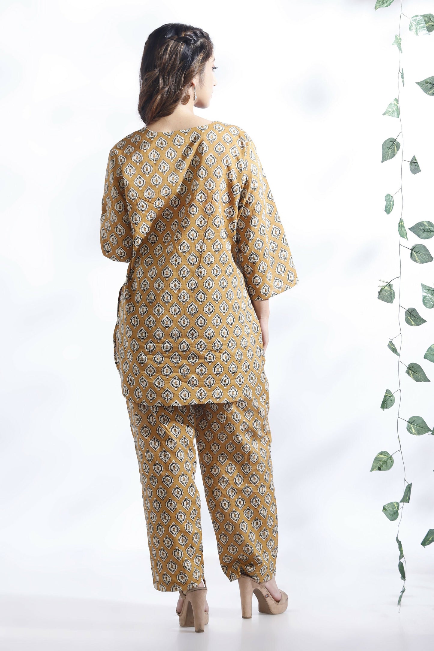 Breathables Yellow Butta Cotton Co-Ord Set