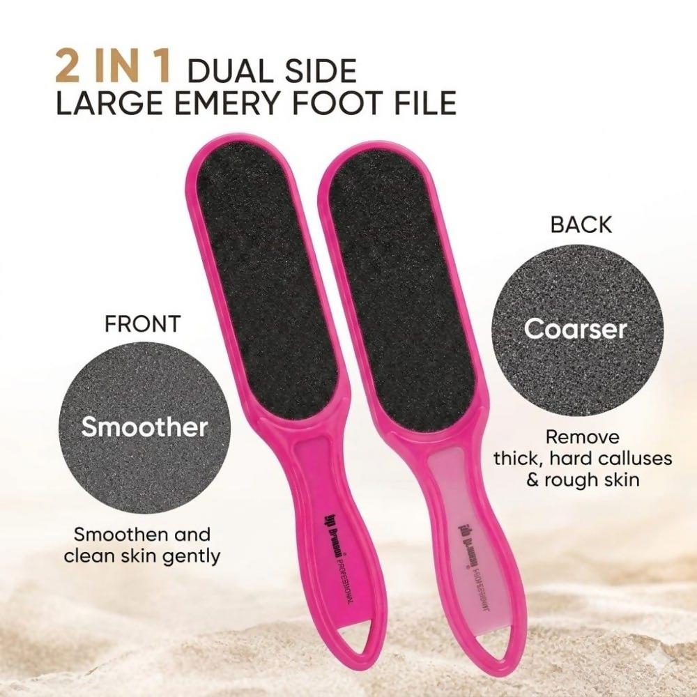 Bronson Professional Double Sided Emery Foot File Callus, Dead Skin Remover