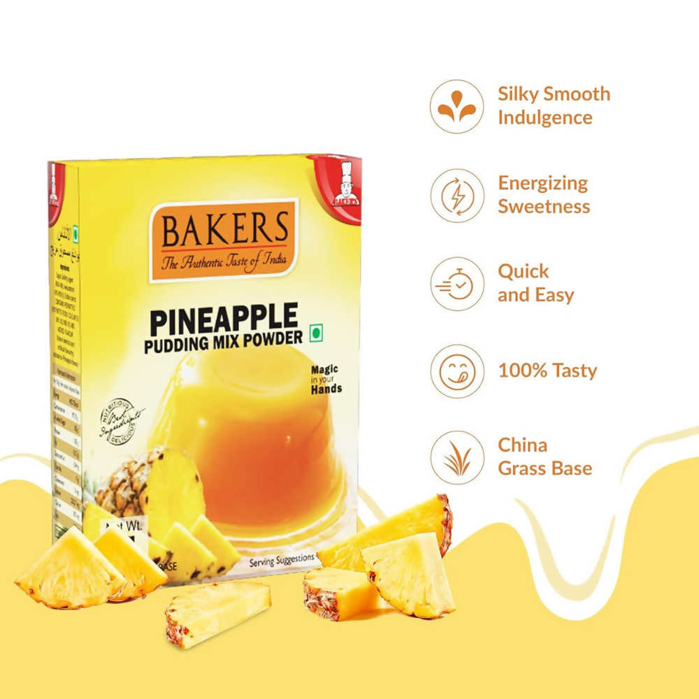 BAKERS Instant Pudding Mix - Pineapple Flavor