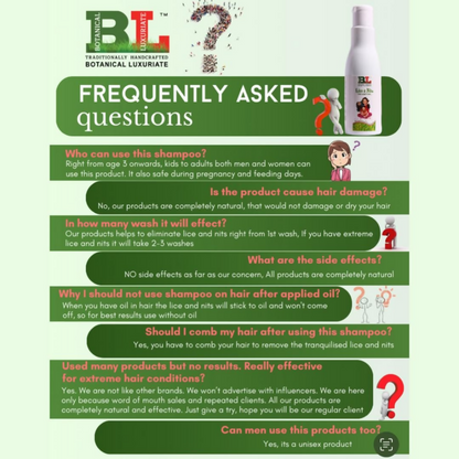 Botanical Luxuriate Tea Tree Anti Lice and Nits Shampoo