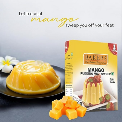 BAKERS Instant Pudding 4 Flavors Mix Combo