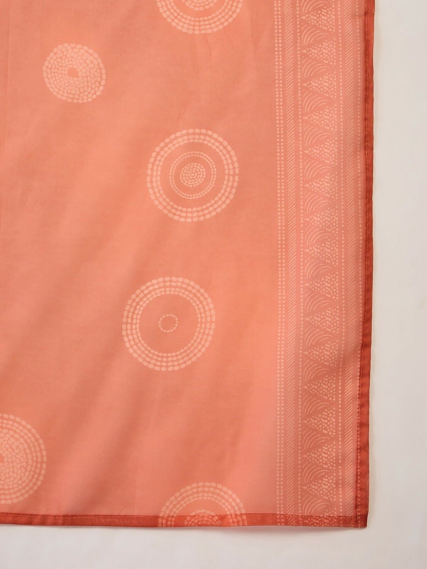 The52 Women's Gorgeous Rayon Embroidery Straight Kurta with Pant And Dupatta Set-Orange