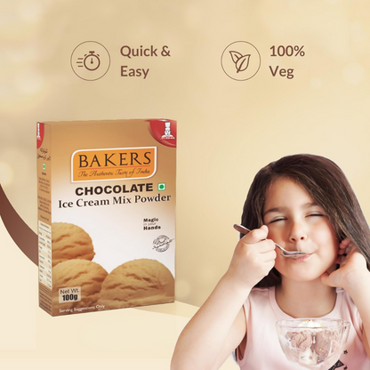 BAKERS Chocolate Ice Cream Powder