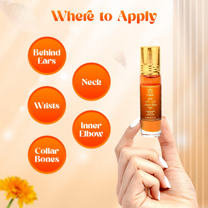 Frabia Amber Musk Perfume Oil for Men & Women