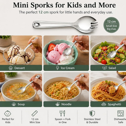 Not Available 2-in-1 Noodles Spoon Fork