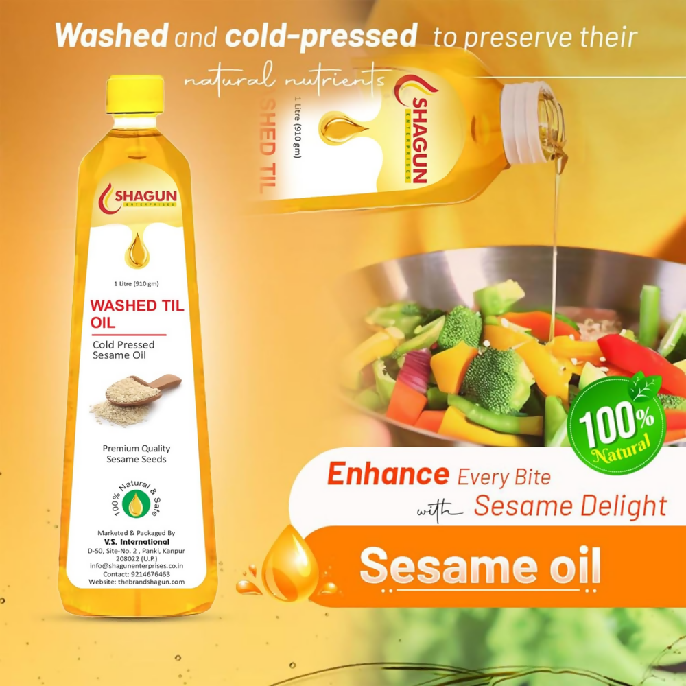 Shagun Cold Pressed Sesame Oil - Washed Til Oil