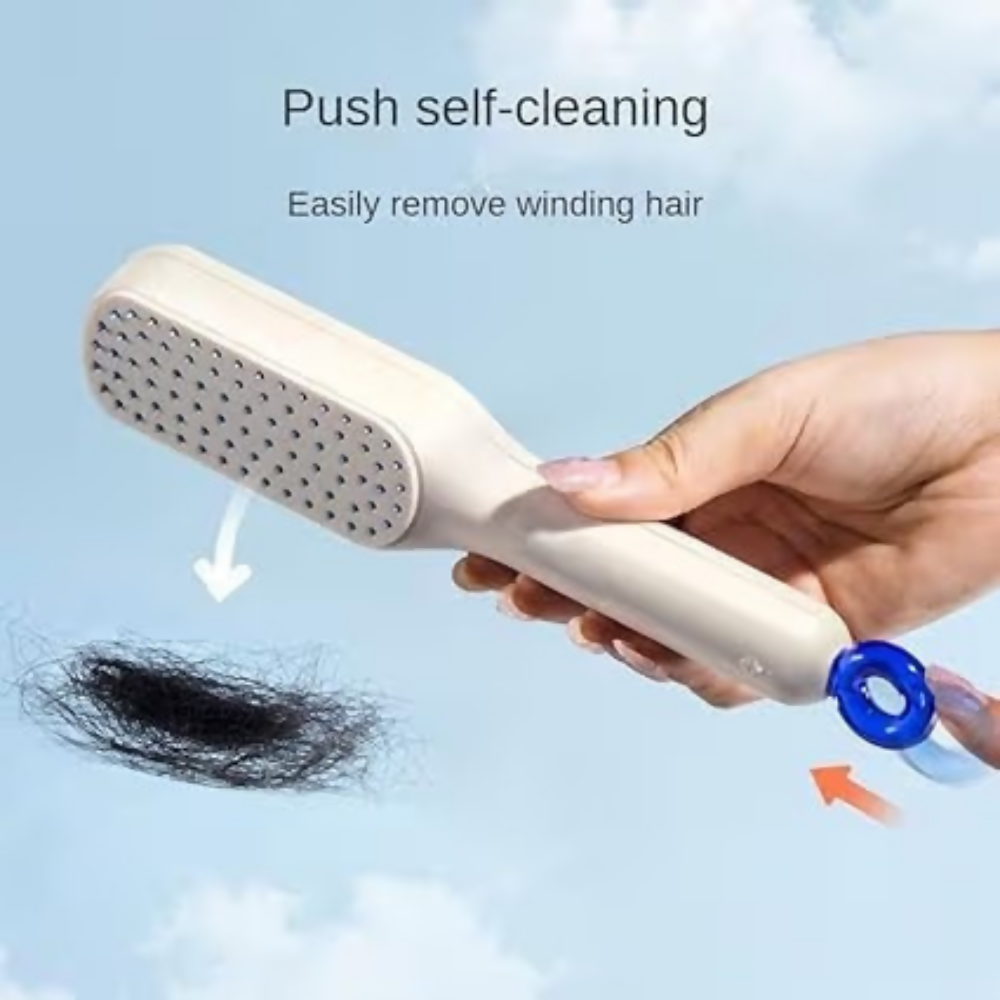 Bronson Professional Self Cleaning Hair Brush