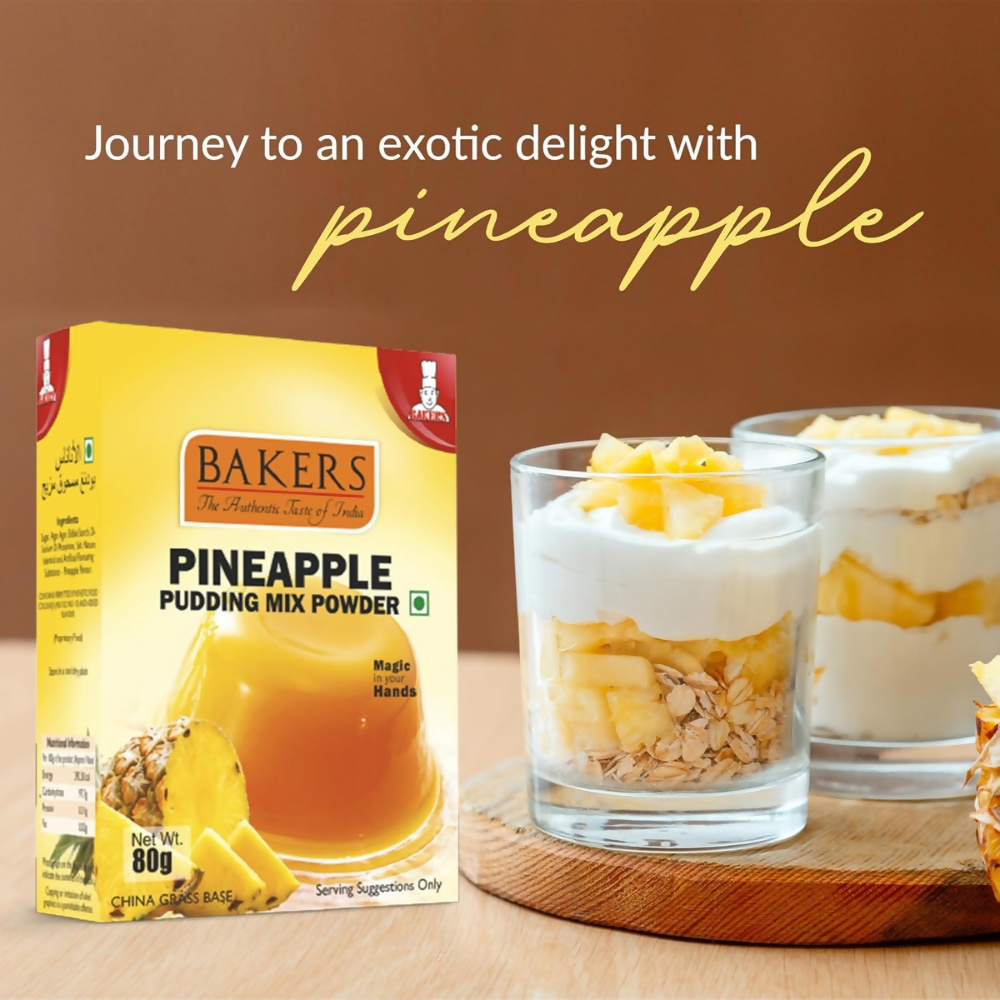 BAKERS Instant Pudding Mix - Pineapple Flavor