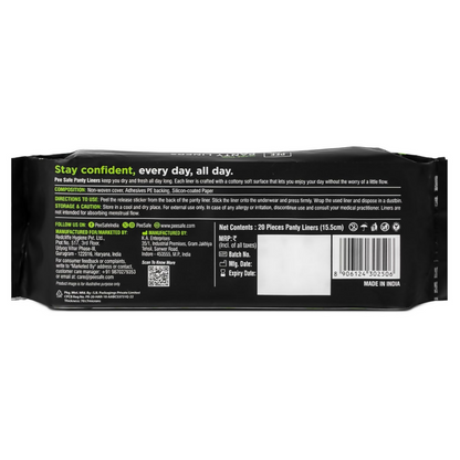 Pee Safe Panty Liners For Women (Small Size)