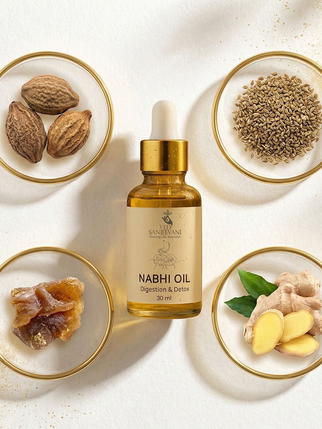 Ved Sanjeevani Digestion & Detox Nabhi Oil
