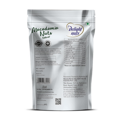 Delight nuts Macadamia Nuts Natural