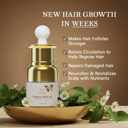 Milky Moon Ghanere Hair Oil for Hair Growth & Anti Hair Fall