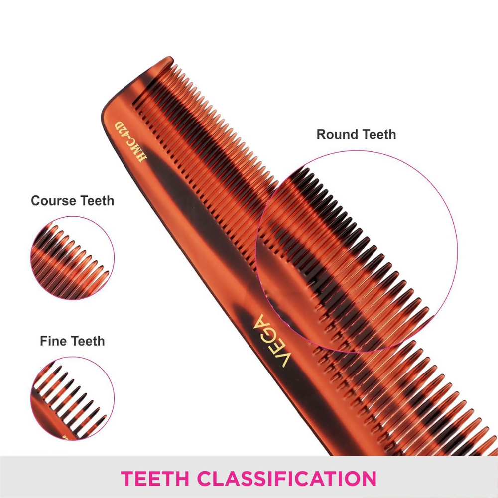 Vega Handcrafted Graduated Dressing Comb - HMC-42D
