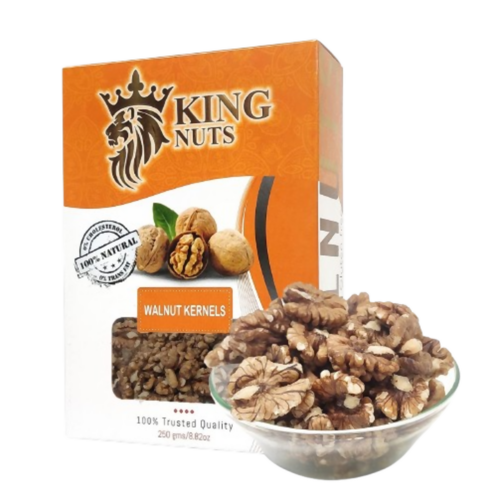 Go King Nuts Kashmiri Halves Walnuts Kernels