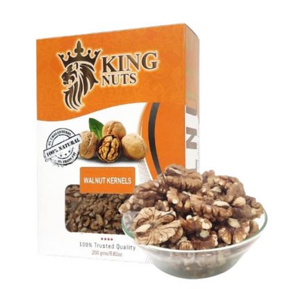 Go King Nuts Kashmiri Halves Walnuts Kernels