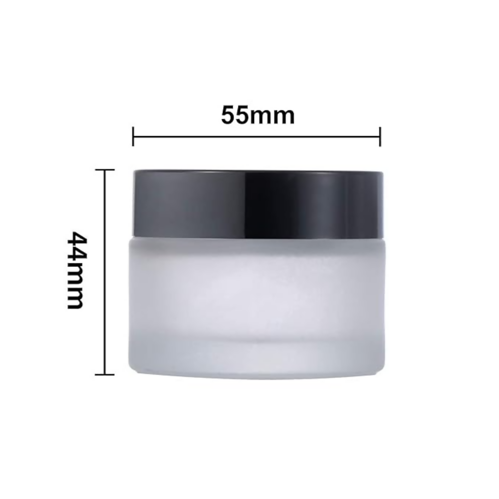 Devinez Multipurpose Frosted Glass Empty Jar