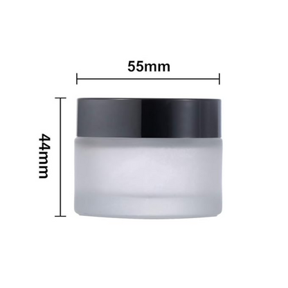 Devinez Multipurpose Frosted Glass Empty Jar