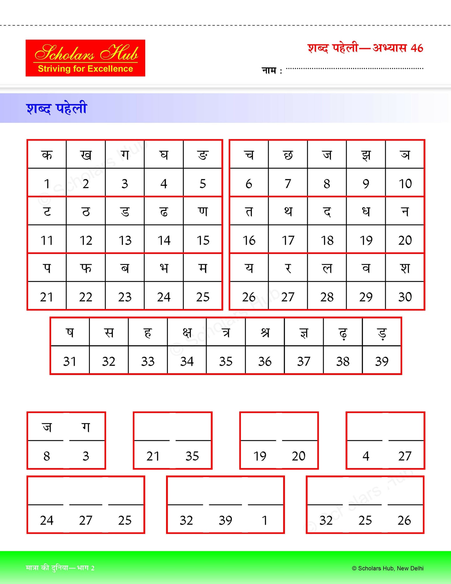 Step By Step Skills- Matra Ki Duniya Bhag-2 (Tearable Worksheets)