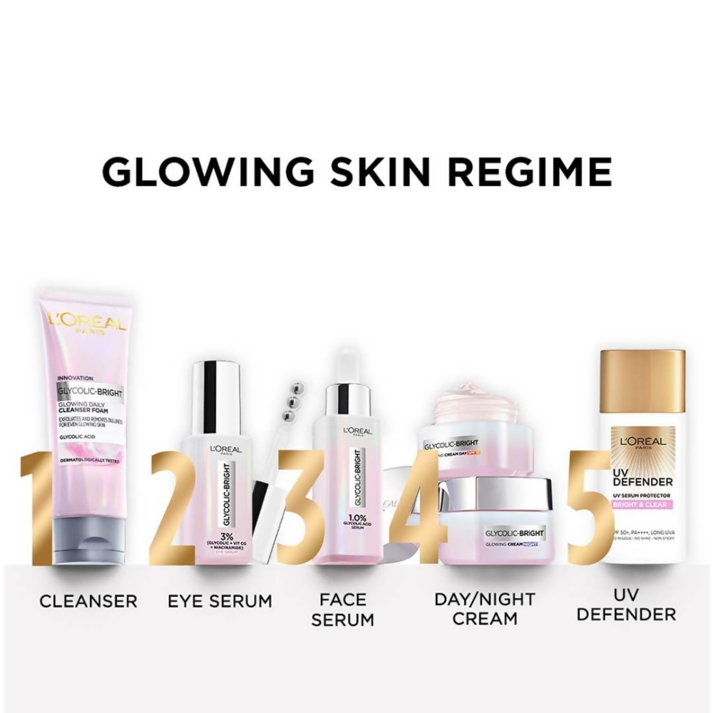 L'Oreal Paris Glycolic Bright Daily Foaming Facial Cleanser