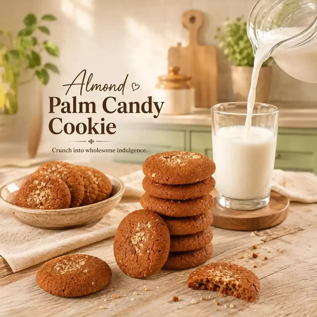 Frissly Organics Almond Palm Candy Cookies