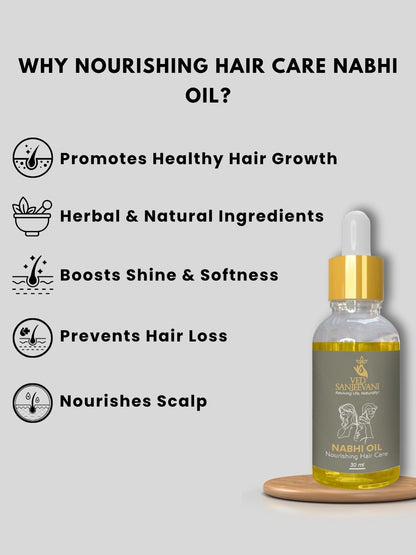 Ved Sanjeevani Nourishing Hair Care Nabhi Oil