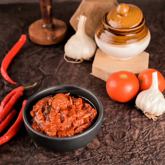 Tenali Ruchulu Tomato Pickle