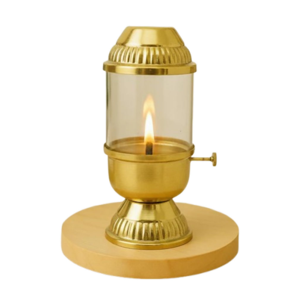 CraftVatika Pure Brass Akhand Diya