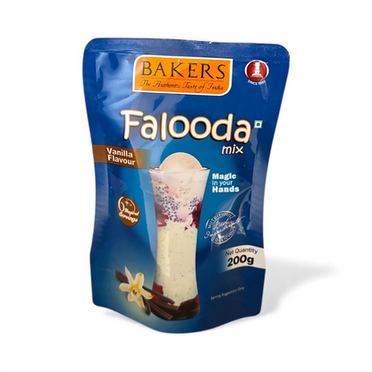 BAKERS Flavour Chocolate, Kulfi and Vanilla Falooda Mix Powder