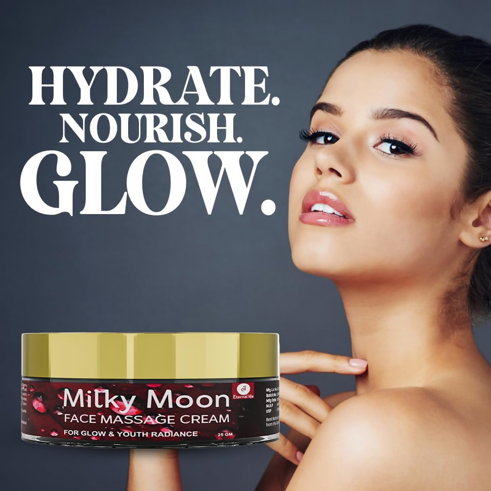 Milky Moon Face Massage Cream for Radiant Glow