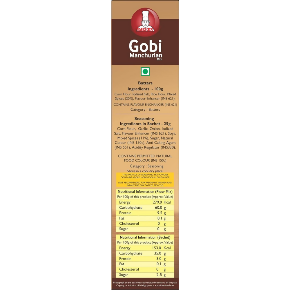 BAKERS Gobi Manchurian Mix