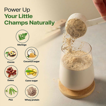 Herby Angel SuperGro Organic Cocoa Moringa Mix for Kids | Chocolate Flavour