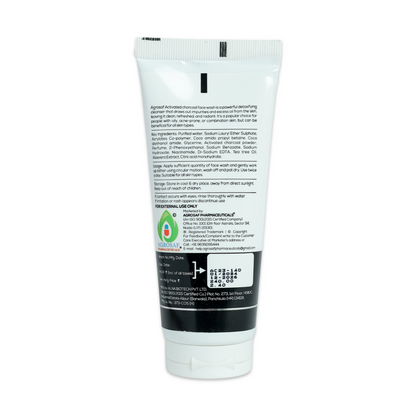 Agrosaf Activated Charcoal Face Wash