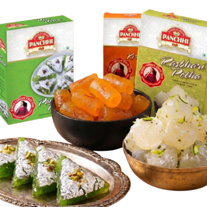 PANCHHI Pan Petha,Kesar Angoori & Rasbhari Petha