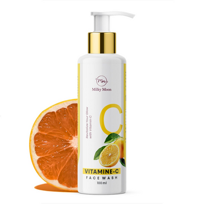 Milky Moon Vitamin C Face Wash for Brightening Face Cleanser