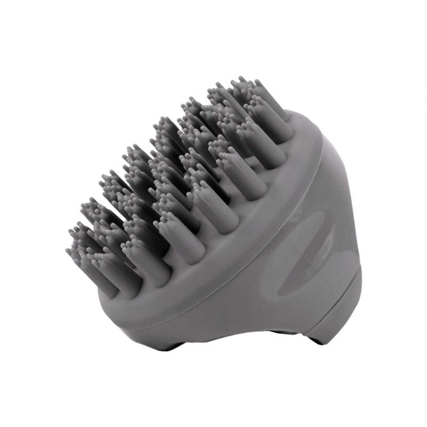 Scalppie Pro Silicon Hair Scalp Massager & Shampoo Brush Scrub - Hair Growth & Anti Dandruff - Grey