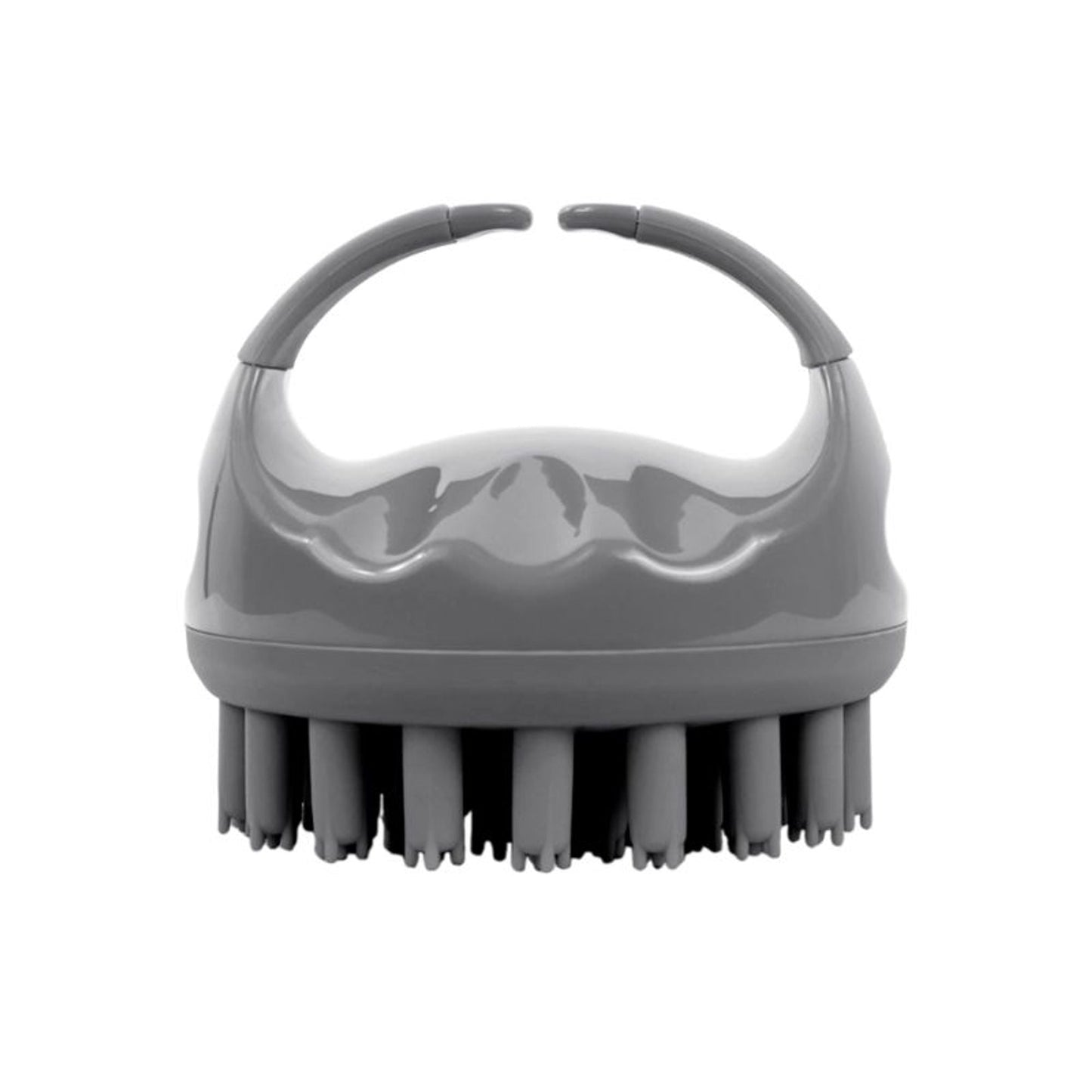 Scalppie Pro Silicon Hair Scalp Massager & Shampoo Brush Scrub - Hair Growth & Anti Dandruff - Grey