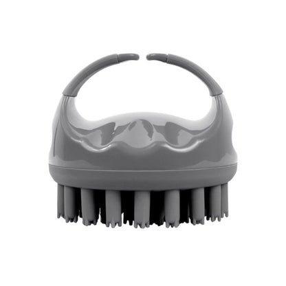 Scalppie Pro Silicon Hair Scalp Massager & Shampoo Brush Scrub - Hair Growth & Anti Dandruff - Grey