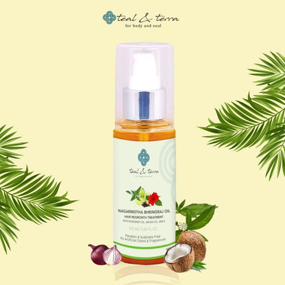 Teal and Terra Nagarmotha Bhringraj Hair Oil
