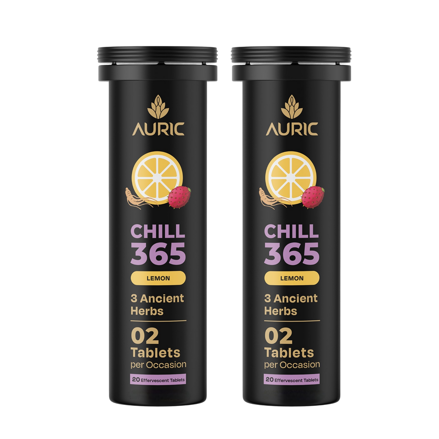 Auric Chill 365 Tablets | Lemon Flavour