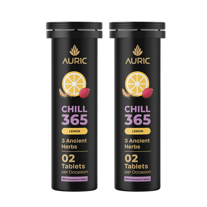 Auric Chill 365 Tablets | Lemon Flavour