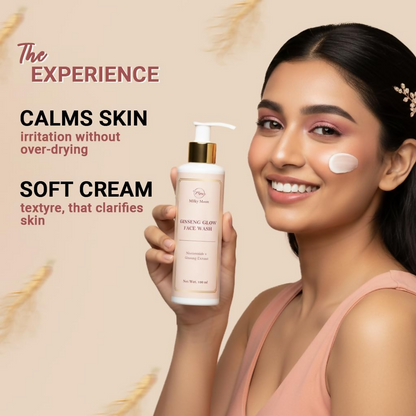 Milky Moon Ginseng Glow Face Wash With Niacinamide