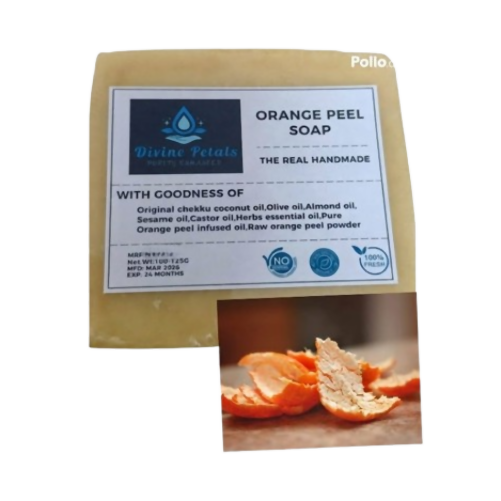 Divine Petals Orange Peel Soap